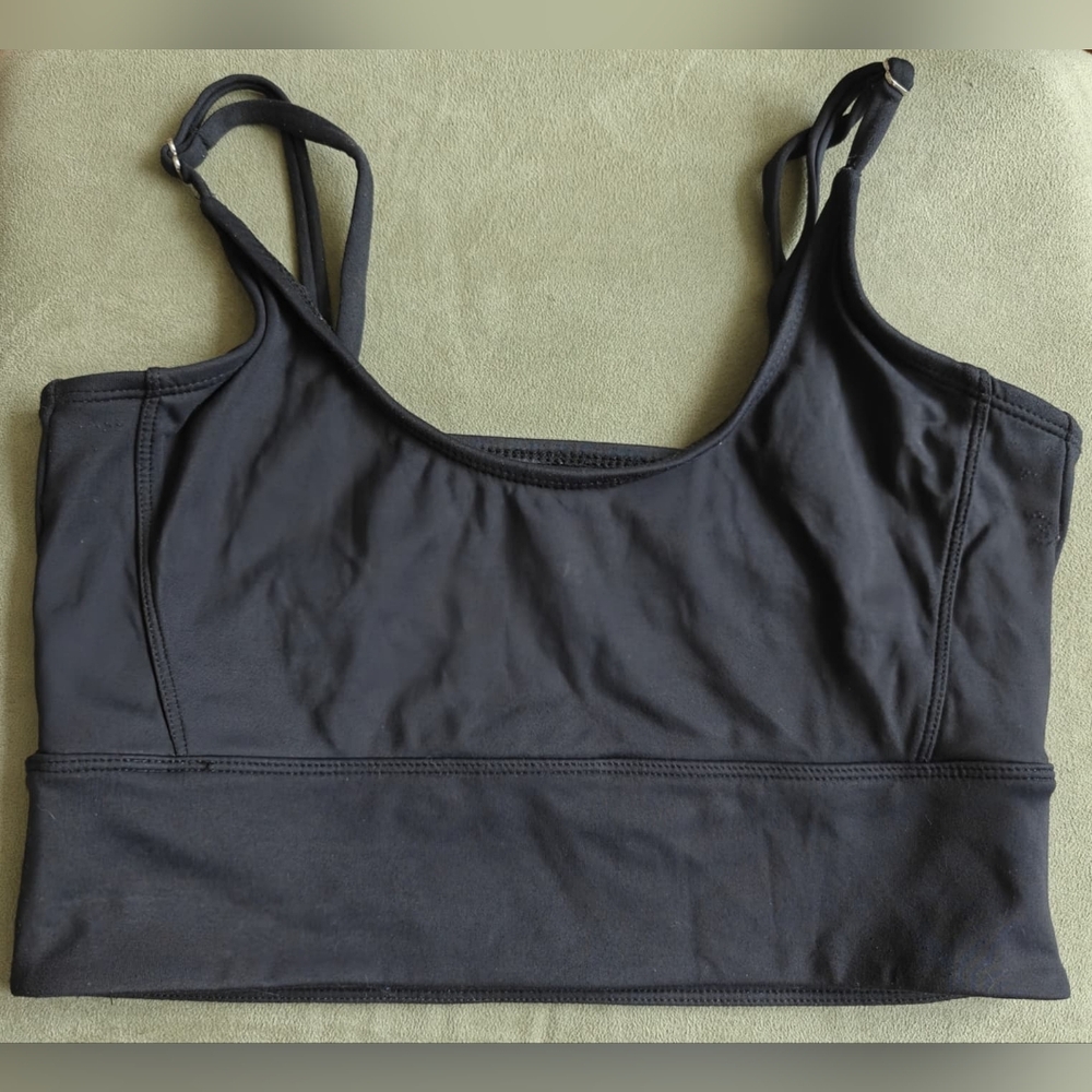 Black Sports Bra - Picture 3 of 4